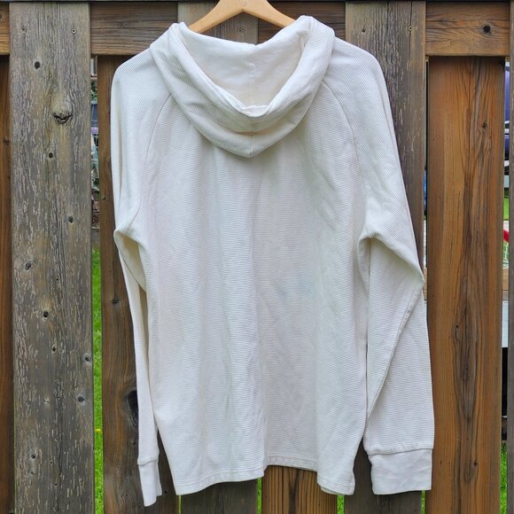 BEAUTIFUL KANGOL Tunic Women's XXL Pull Over Sweatshirt Hooded Sweater Cream - Picture 3 of 7